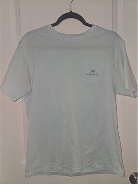 Southern Tide Men's Light Blue Cotton T-Shirt Size M